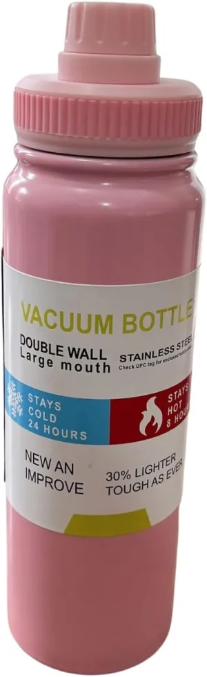 NEONSA Water bottles,water bottle steel, bottle 32 oz, reusable water bottles,workout water bottles for men,for Gym, Travel, Camping, BPA Free Keep Cold 24H Hot 12