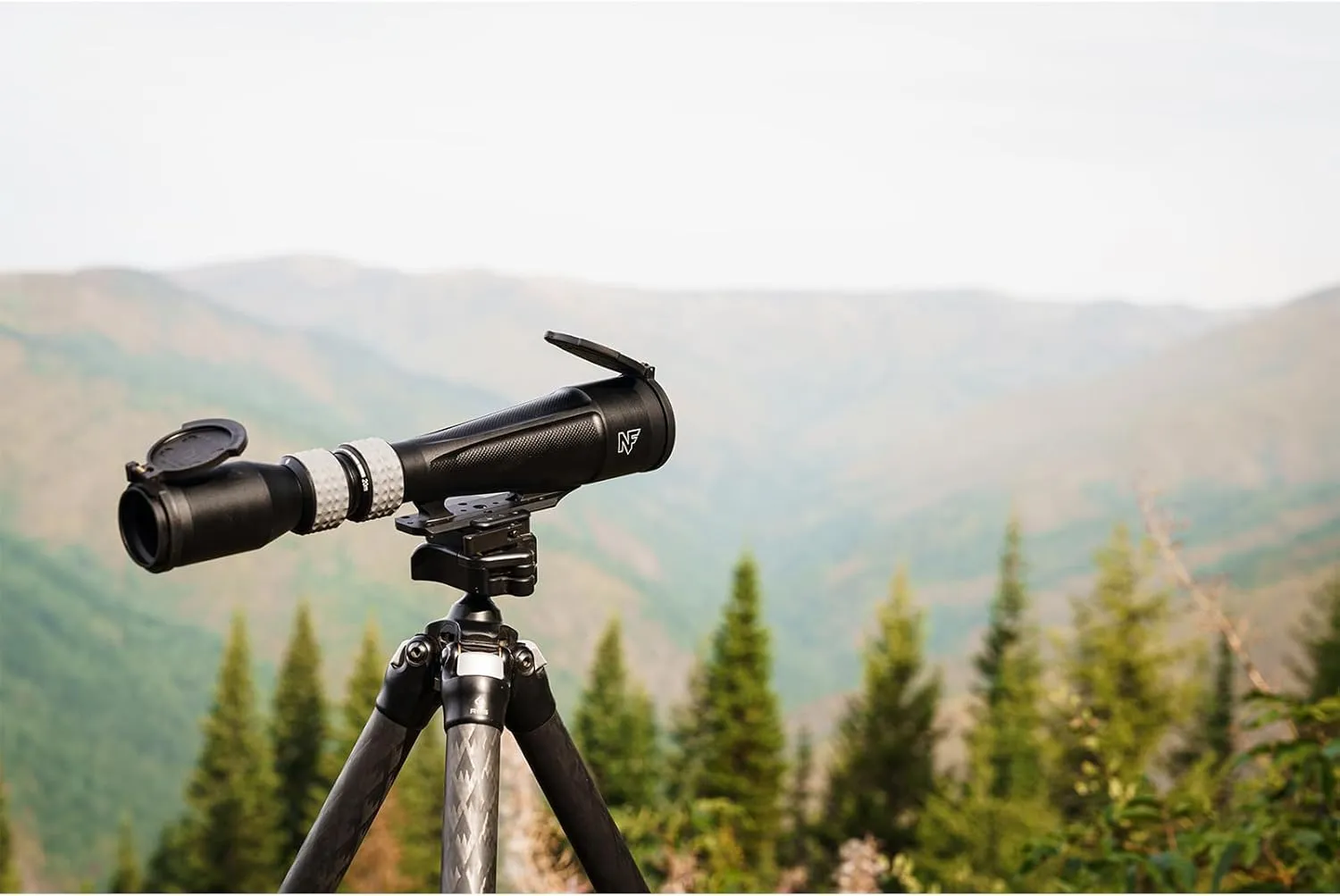 Nightforce Configurable Field Spotting Scope - CFS 6-36x50mm F1/ First Focal Plane Rugged Durable Lightweight Compact Straight Competition Shooting Hunting Spotting Scope