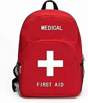 Nurse Tote Bag,Portable First aid kit in Waterproof Oxford Fabric Lightweight First aid Backpack for Home, Community, Travel, Camping, Hiking and Outdoor Sports