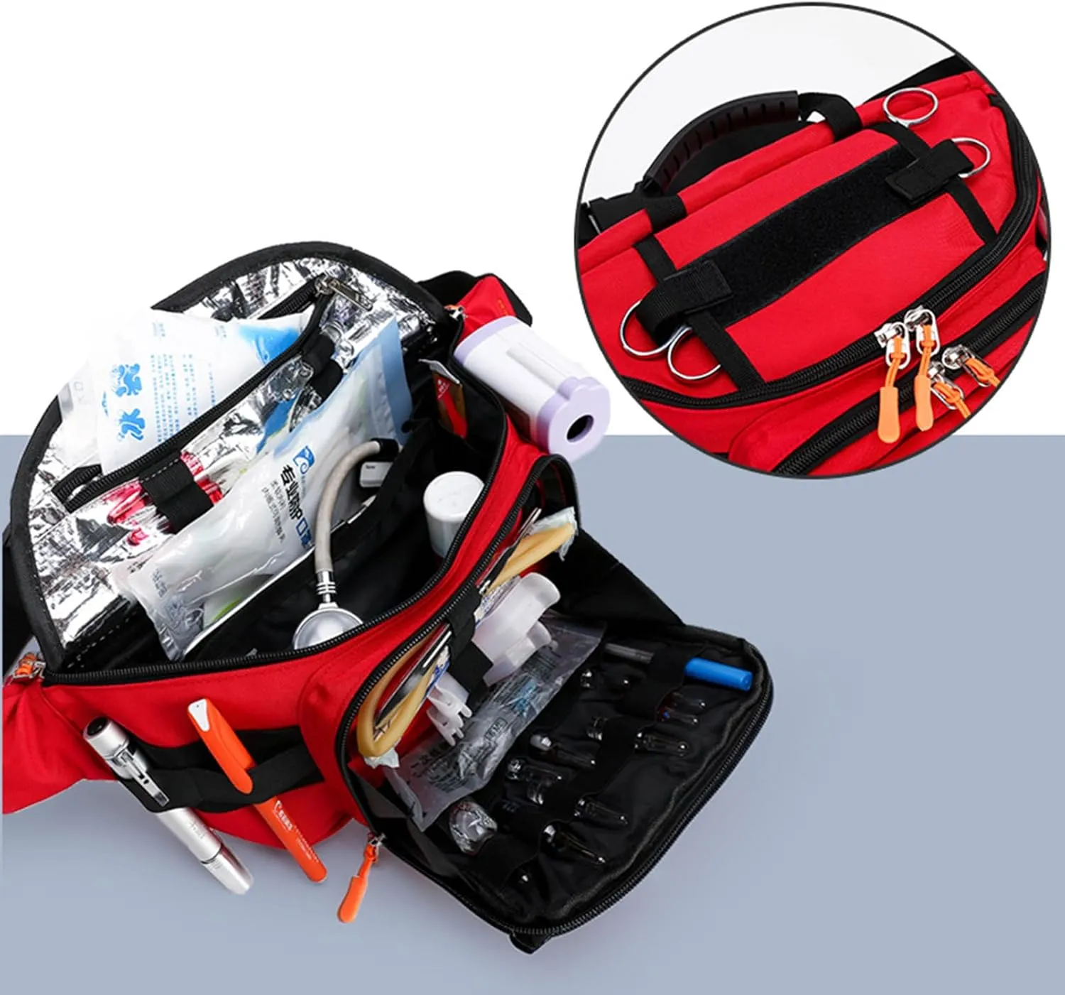 Nylon Tactical First Aid Kit for Outdoor Travel Camping Hiking First Aid Utility Pouch Emergency Trauma First Aid Bag for Military, Camping, Hiking, Survival and Car Use