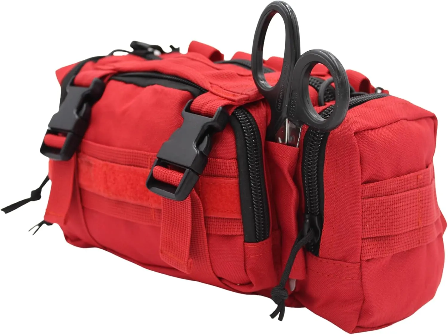 OFAK Operator Fast-Access Kit – Compact, Lightweight, Versatile EDC Kit for Special Operators, Field, Range, Car, Home, or Go Bag – Quick Deployment, Medical Pack – Red