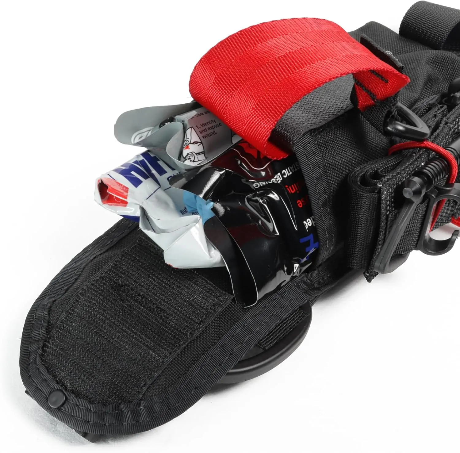 Off Grid Bleeder Blowout Trauma Kit (Black) | Compact Tactical IFAK Ideal for Law Enforcement, Hiking, and Camping