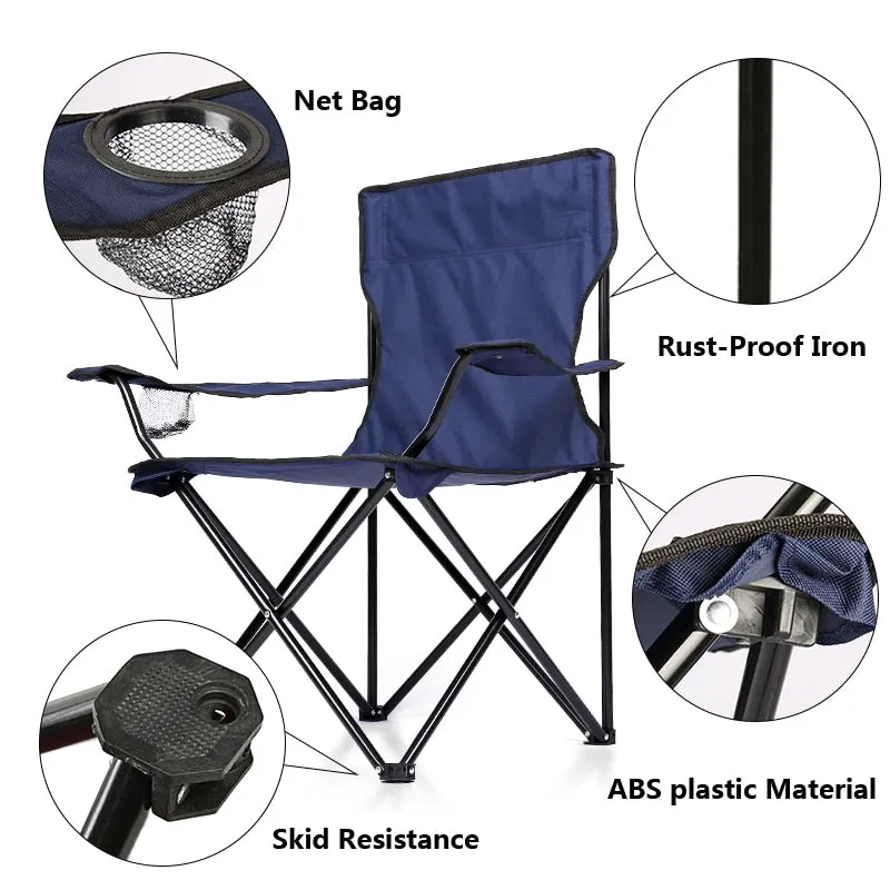 Offer expires soon Chair Folding Smart-powered Light Camping