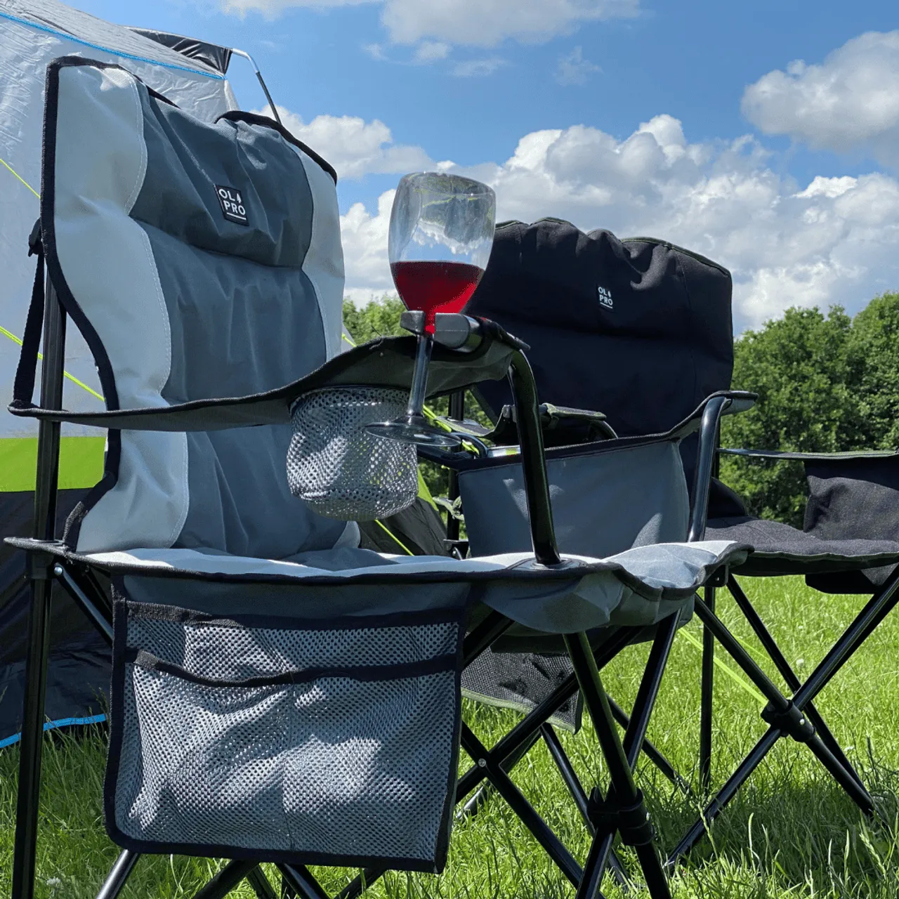 Olpro Henwick Chair Grey & Black