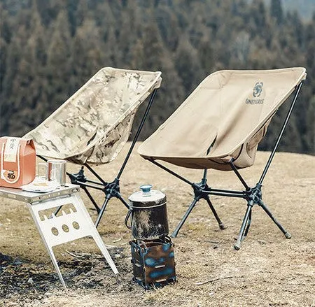 OneTigris Portable Camping Chair - Black