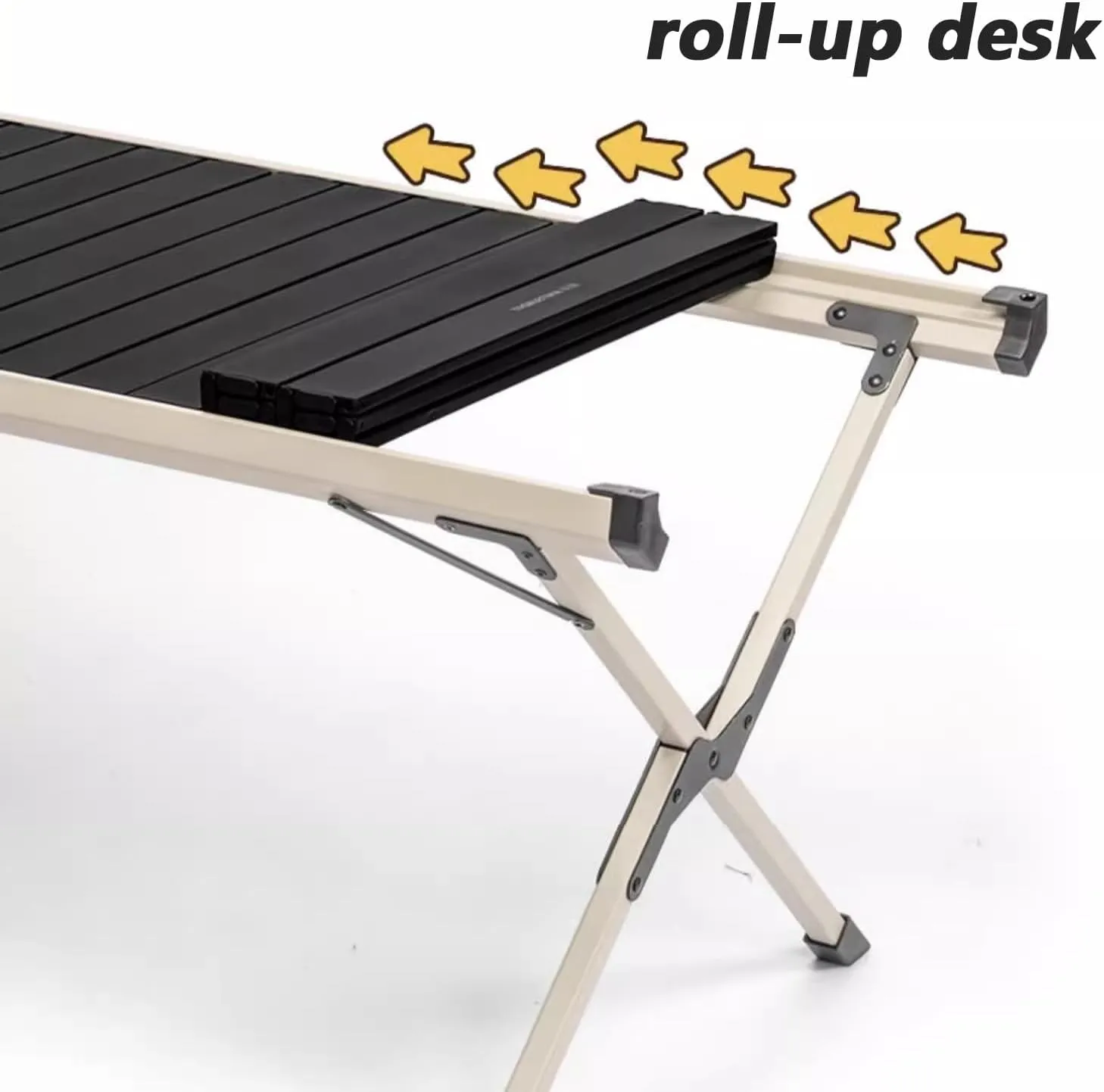 Outdoor BBQ Folding Camping Table Portable Outdoor Grill Table Camping Kitchen Station Lightweight & Portable with Storage Carrying Bag for BBQ Grilling RV Picnic Backyards(Gray,92cm/36in)