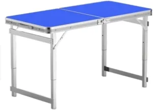 Outdoor Camping Table Camping Folding Table Barbecue Camping Folding Table, Lightweight and Portable Camping Table Camping Furniture(B)