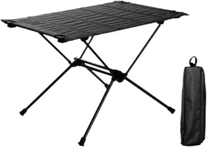 Outdoor Camping Table Camping Folding Table Lightweight Folding Fabric Table Aluminum Parallel Bars Camping Picnic Table Camping Furniture(C)