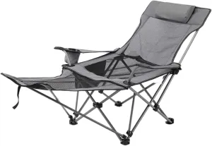 Outdoor Chair Folding Camping Chair Folding Recliner Chair Camping Folding Chair Beach Sun Patio Chaise Lounge Chair Pool Lawn Lounger Camping Chair Foldable Chair