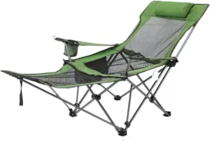 Outdoor Chair Folding Camping Chair Folding Recliner Chair Camping Folding Chair Beach Sun Patio Chaise Lounge Chair Pool Lawn Lounger Camping Chair Foldable Chair