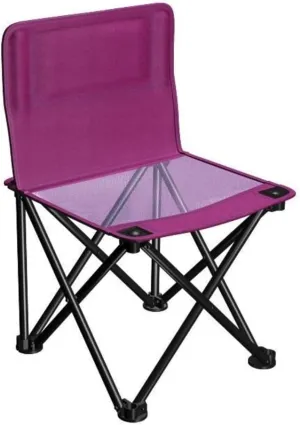 Outdoor Chair Folding Camping Chair Outdoor Folding Backrest Chair Portable Fishing Chair with Side Pocket Lightweight Leisure Chairs Padded Deck Chair Camping Chair Foldable Chair