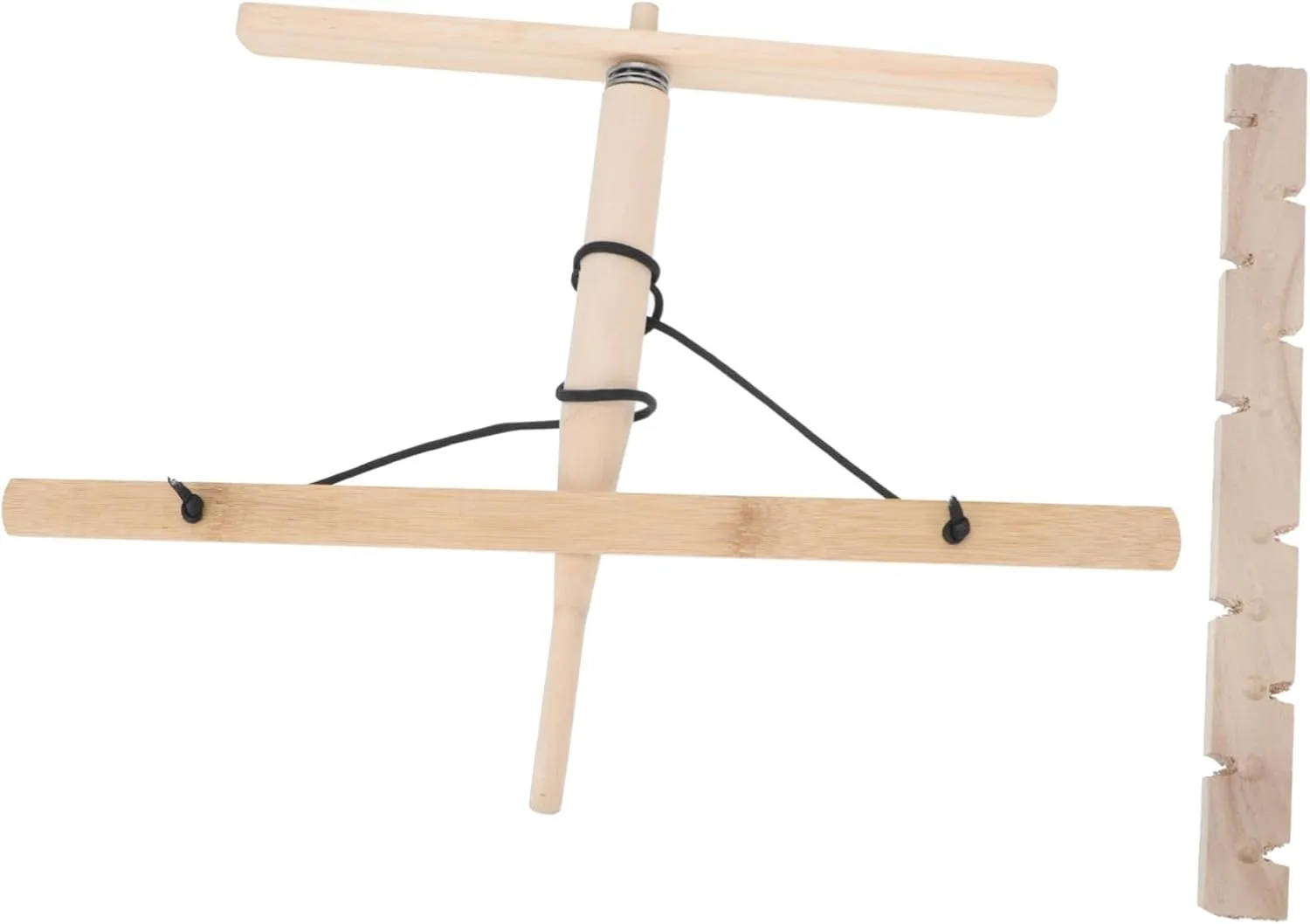 Outdoor Fire Starting Kit Natural Wooden Fire Marker Bow Drill Material Fine Grinding Smooth Surface