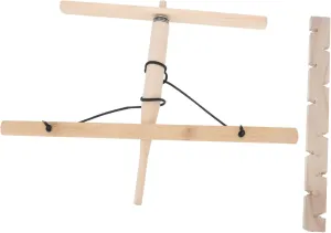 Outdoor Fire Starting Kit Natural Wooden Fire Marker Bow Drill Material Fine Grinding Smooth Surface