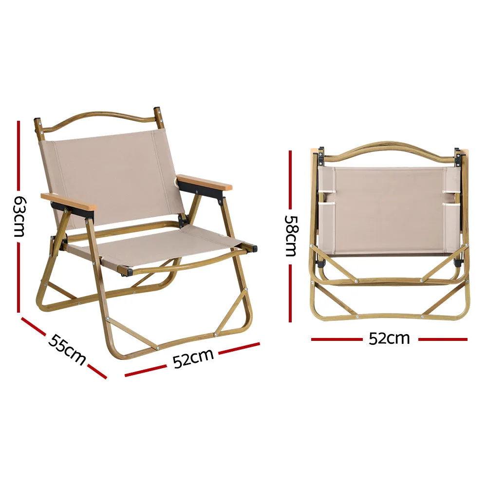 Outdoor Foldable Camping Set with Table and Chairs