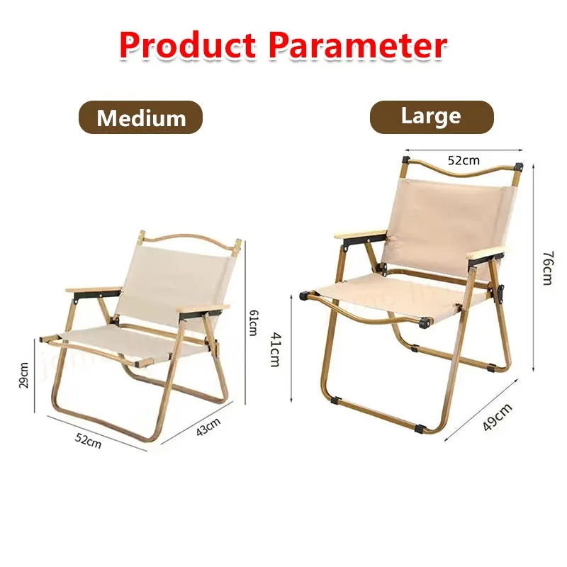 Outdoor Foldable Chair Folding Chair Outdoor Chair Portable Back Foldable Chair Camping Chair Fishing Chair Picnic Beach