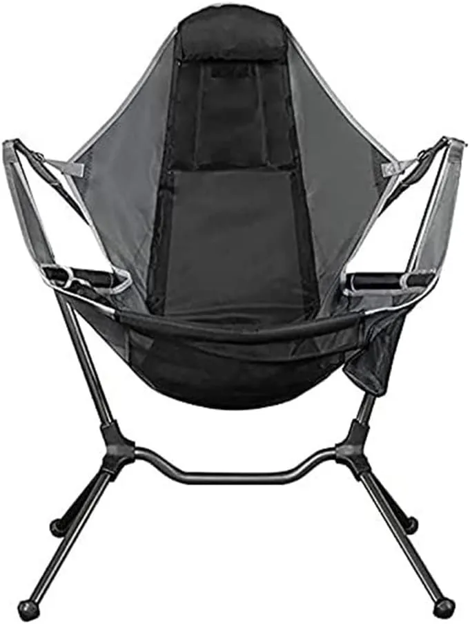 Outdoor Folding Chair Camp Chair Camp Chair Outdoor Camping Chairs for Fishing Lounger Breathable Mesh Construction 2 Side Pockets Folding Camping Chair