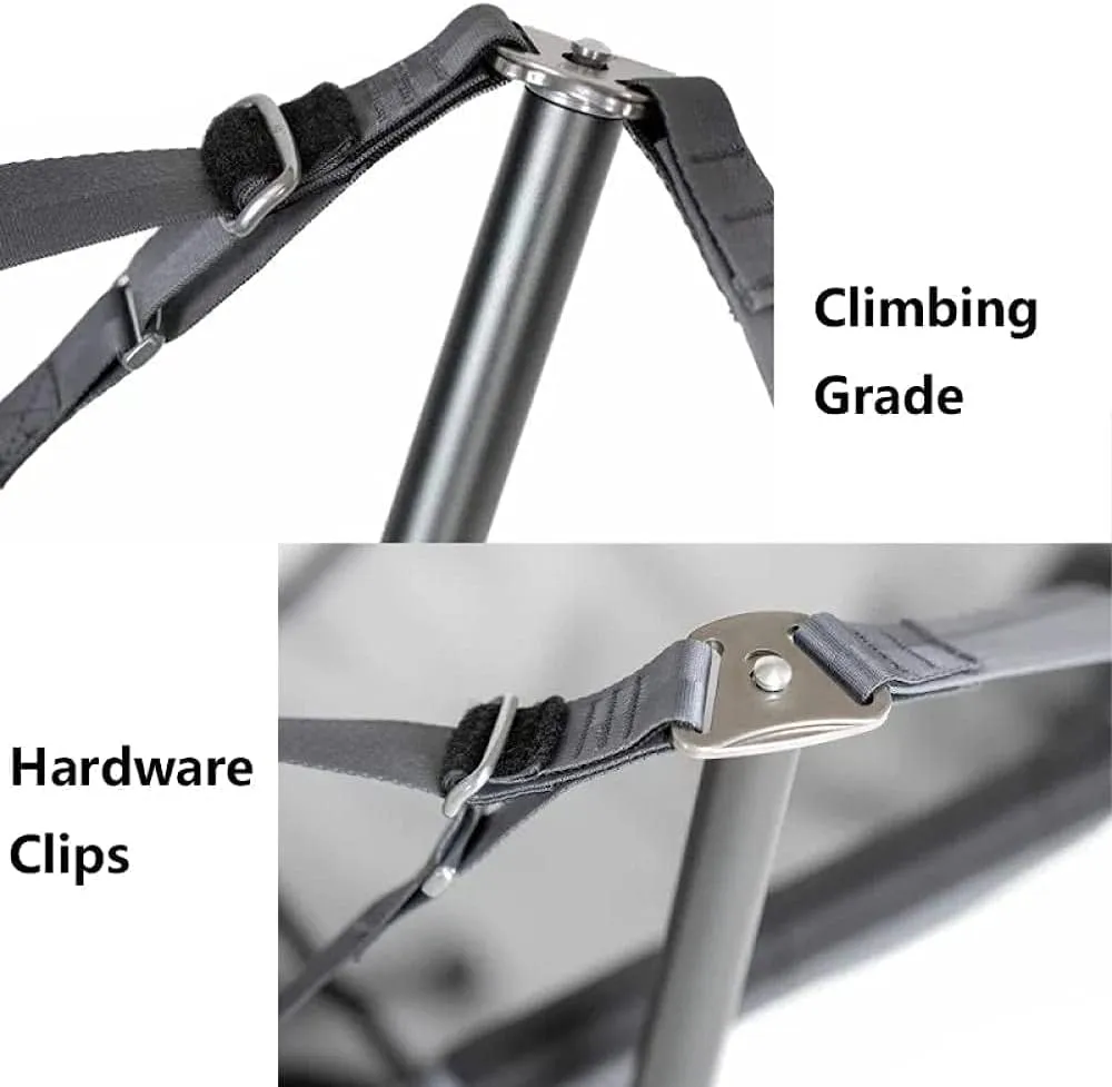 Outdoor Folding Chair Camp Chair Camp Chair Outdoor Camping Chairs for Fishing Lounger Breathable Mesh Construction 2 Side Pockets Folding Camping Chair