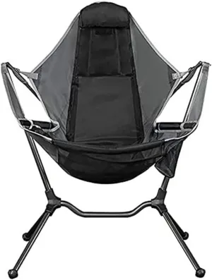 Outdoor Folding Chair Camp Chair Camp Chair Outdoor Camping Chairs for Fishing Lounger Breathable Mesh Construction 2 Side Pockets Folding Camping Chair