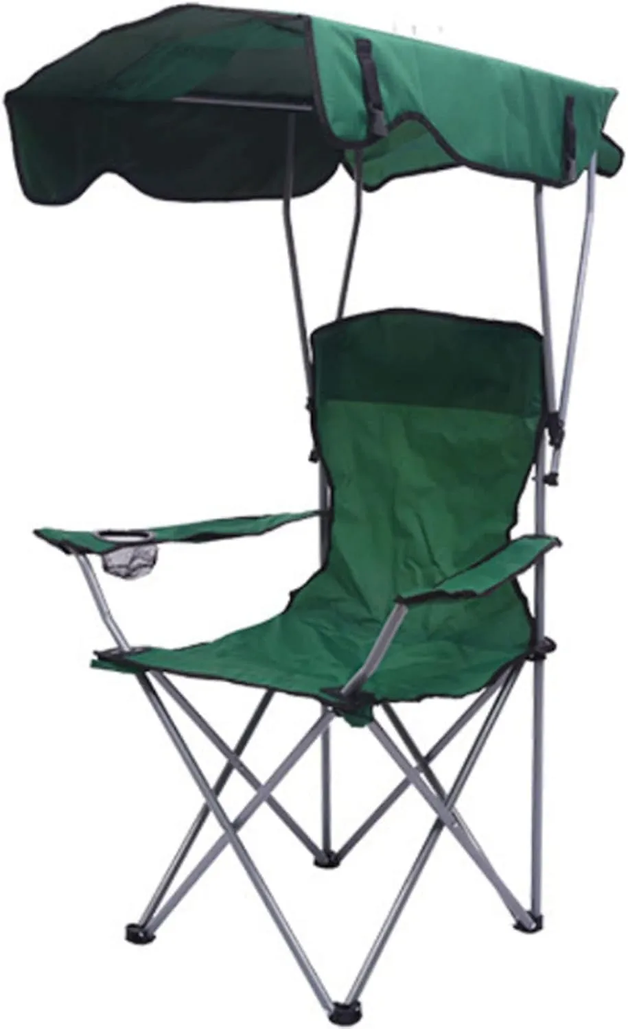 Outdoor Folding Chair Camping Heavy Duty Breathable Mesh Back Armrest Lawn Chairs Portable Camping Chair, with Cup Holder and Back Belt,A,50 * 120CM