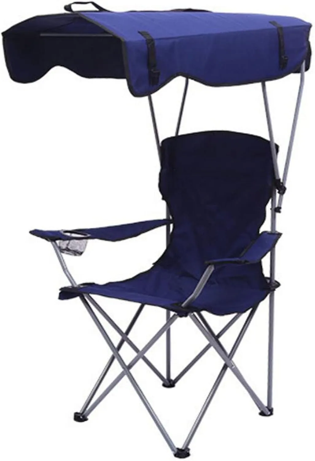 Outdoor Folding Chair Camping Heavy Duty Breathable Mesh Back Armrest Lawn Chairs Portable Camping Chair, with Cup Holder and Back Belt,E,58 * 130CM