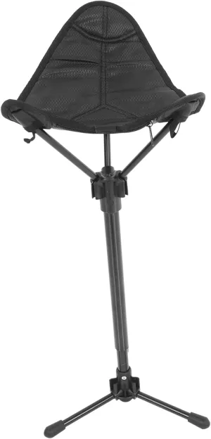 Outdoor Folding Chair Footrest Compact Camping Stool for Hiking Beach BBQ and Picnic Adjustable Height