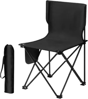 Outdoor Folding Chair - Portable Beach Throne, Camping Gear | Festival, Trekking, Backpacking, Wilderness Base Exploring, for Travel Picnic Hiking Fishing Mountaineering Barbecue, Support