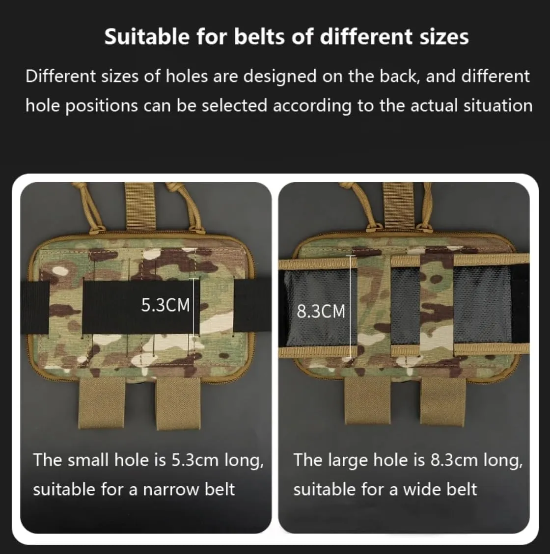 Outdoor Hunting Accessories MOLLE Waist Bag Multifunctional First Aid Kit Mountaineering Tactical Survival Kit Bag for Camping (CP)