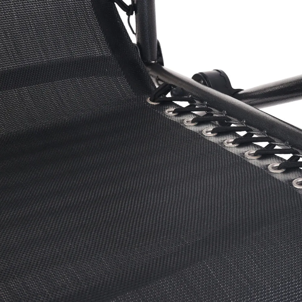 Outdoor Recliner Zero Gravity Chair - Black