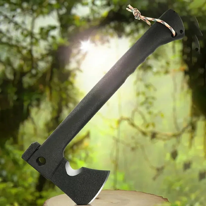 Outdoor Survival Axe with Fire Starter & Multi Tools