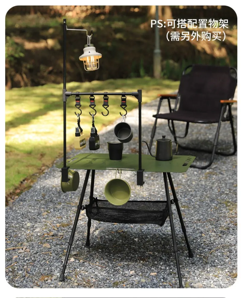 Outdoor ultra-light tactical table foldable portable lifting IGT table lightweight camping equipment ins picnic coffee table table