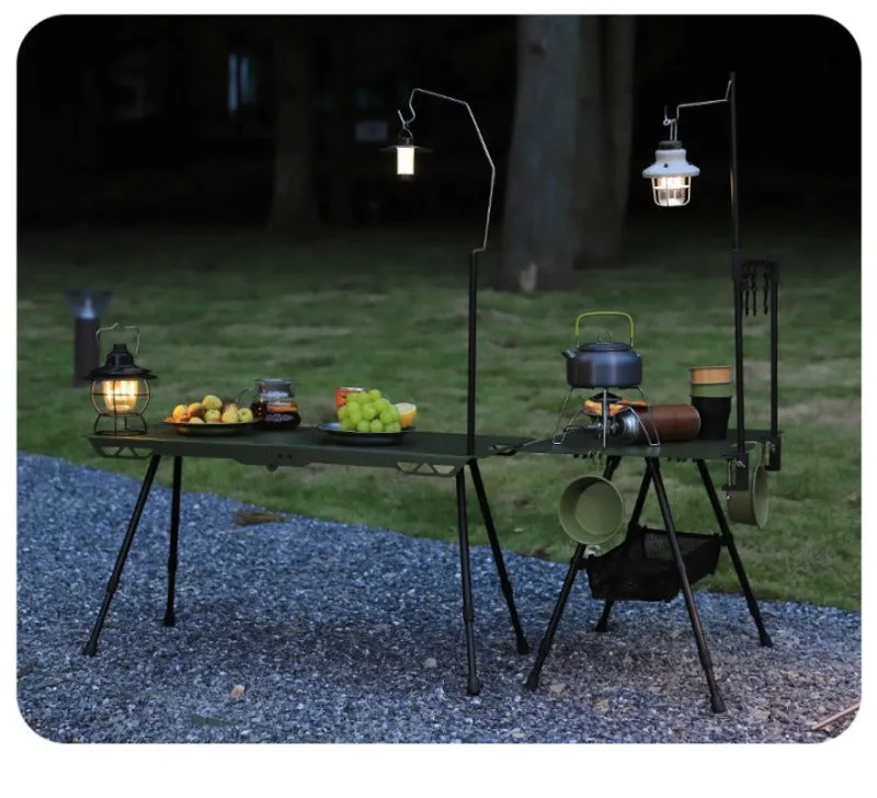 Outdoor ultra-light tactical table foldable portable lifting IGT table lightweight camping equipment ins picnic coffee table table