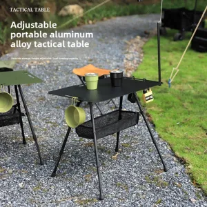 Outdoor ultra-light tactical table foldable portable lifting IGT table lightweight camping equipment ins picnic coffee table table