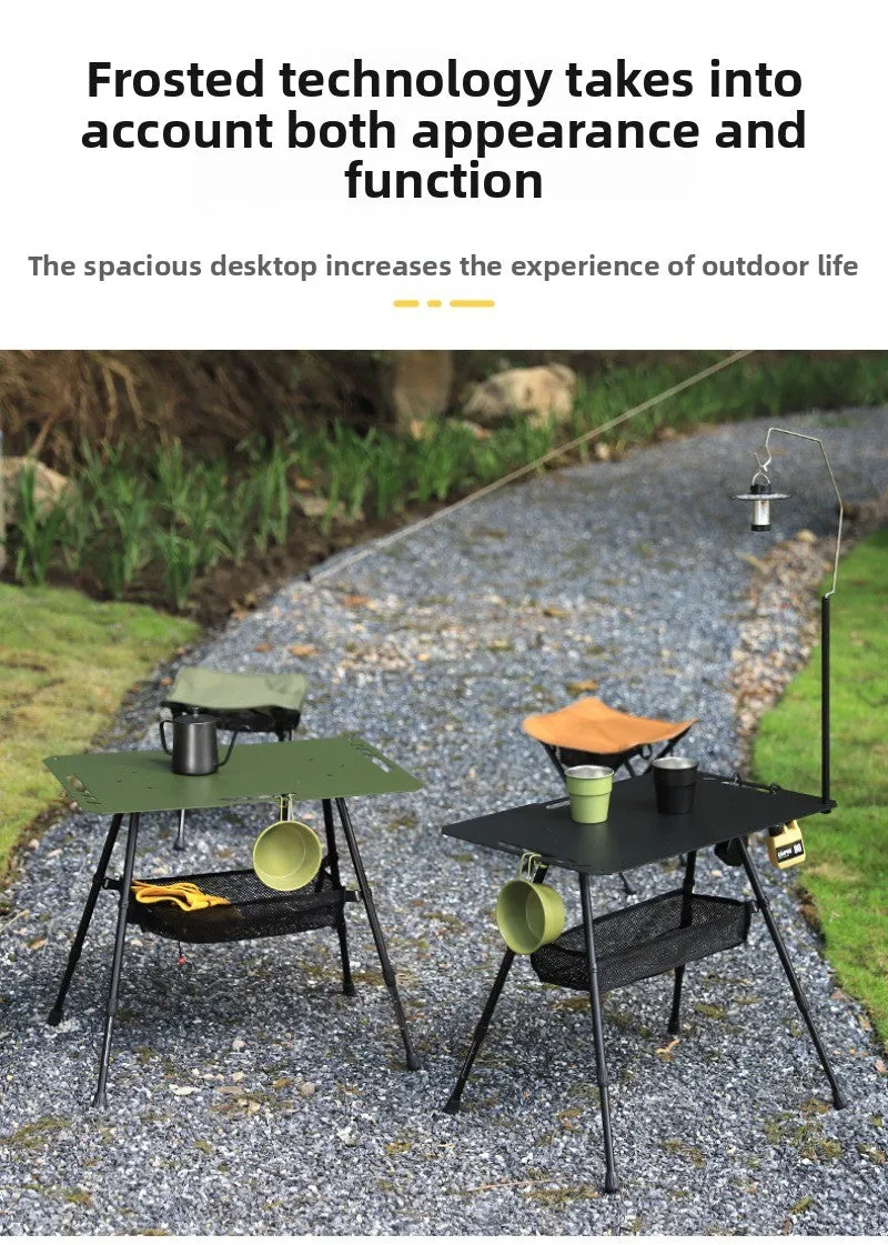 Outdoor ultra-light tactical table foldable portable lifting IGT table lightweight camping equipment ins picnic coffee table table