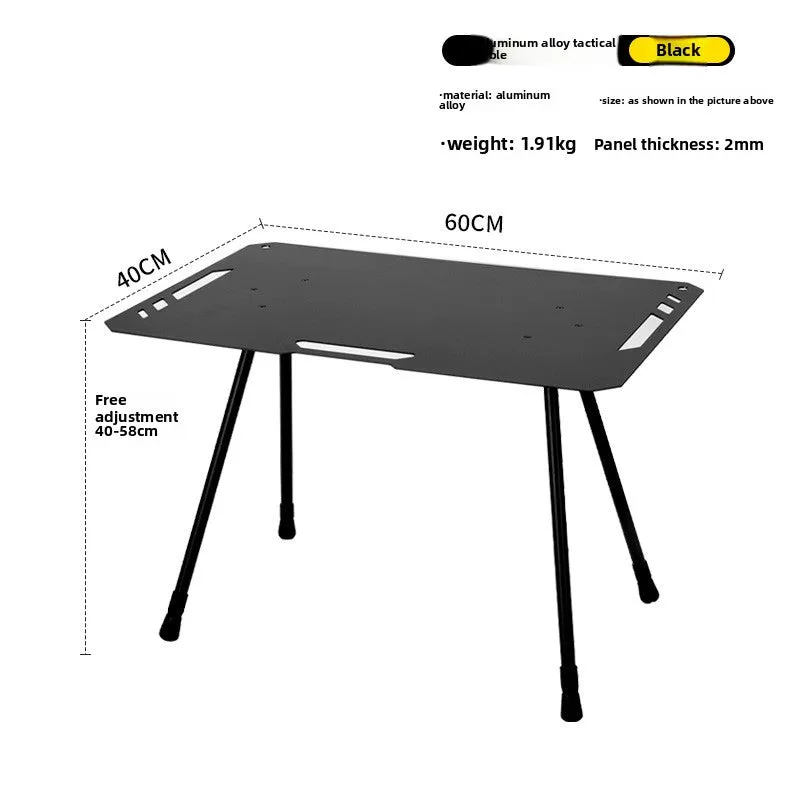 Outdoor ultra-light tactical table foldable portable lifting IGT table lightweight camping equipment ins picnic coffee table table