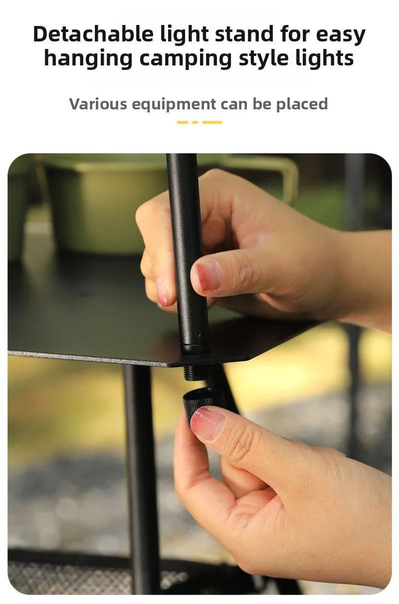 Outdoor ultra-light tactical table foldable portable lifting IGT table lightweight camping equipment ins picnic coffee table table