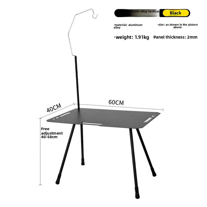 Outdoor ultra-light tactical table foldable portable lifting IGT table lightweight camping equipment ins picnic coffee table table