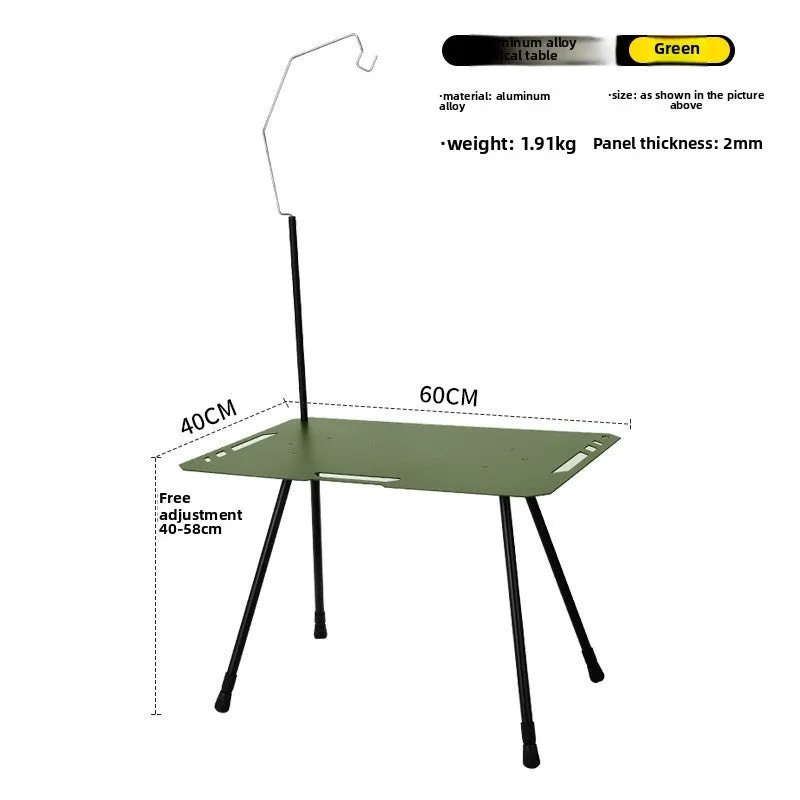 Outdoor ultra-light tactical table foldable portable lifting IGT table lightweight camping equipment ins picnic coffee table table