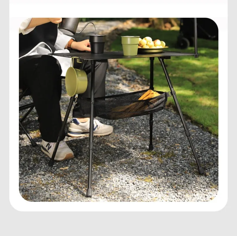 Outdoor ultra-light tactical table foldable portable lifting IGT table lightweight camping equipment ins picnic coffee table table