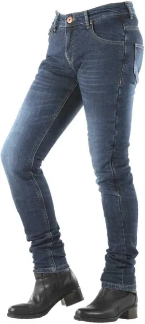 Overlap Motorradstiefel für Damen, Rock, Schwarz