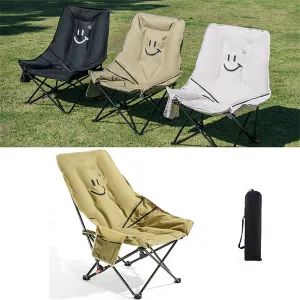 Oversized Padded Camping Chair,Folding,Large Camp Lounge Chairs for Outdoor,Portable,with Cup Holder for Camping,Picnic, Family Road Trip Olive