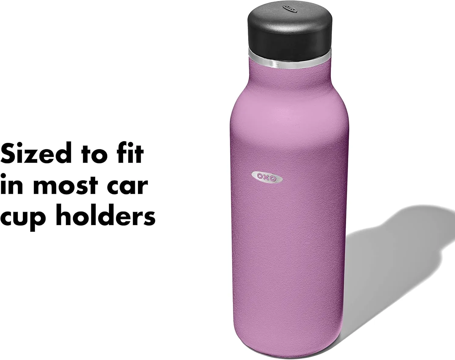 OXO Strive 16oz Insulated Water Bottle with Standard Lid - Amethyst
