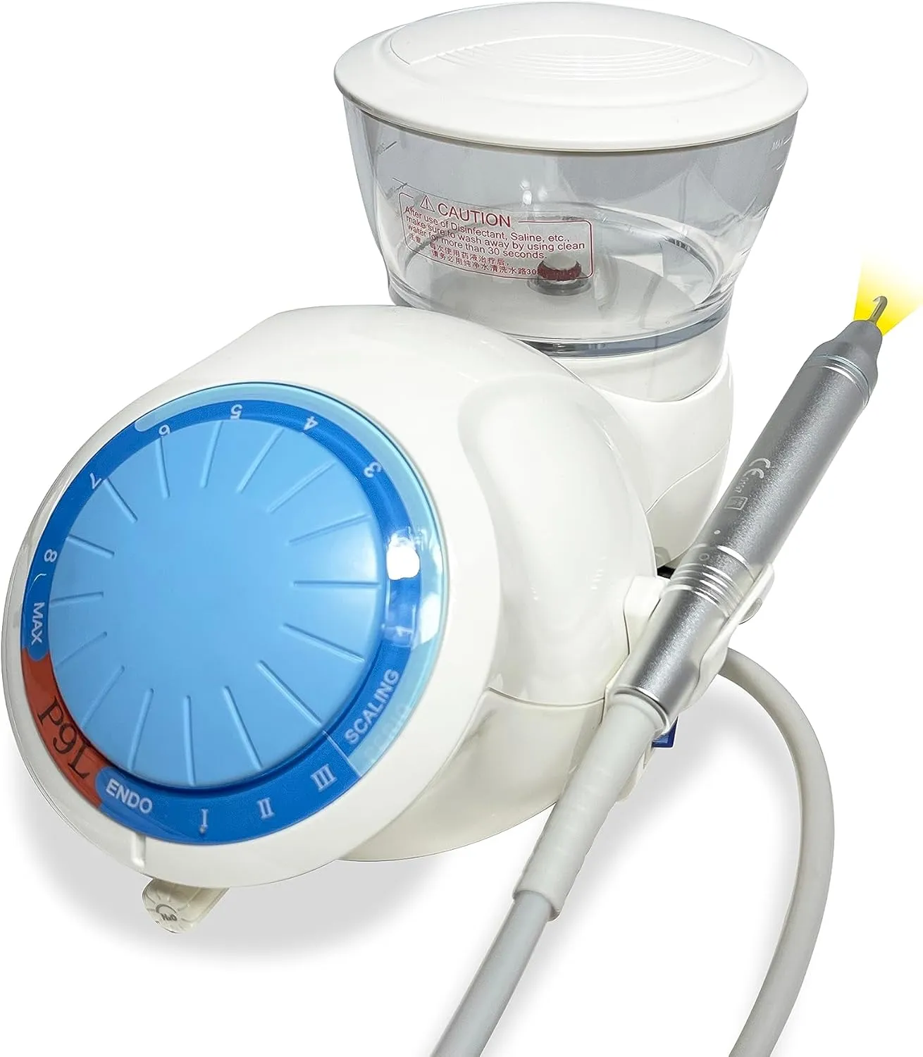 P9L Veterinary Dental Ultrasonic Scaler with Auto Water Supply and L3 LED Detachable Alloy (autoclavable, EMS Compatible) Handpiece