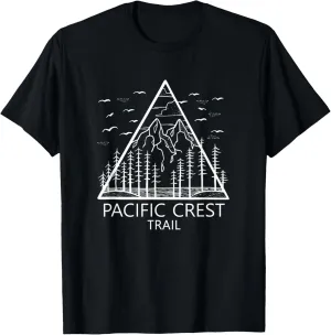 Pacific Crest Trail Camping Hiking Fishing T-Shirt