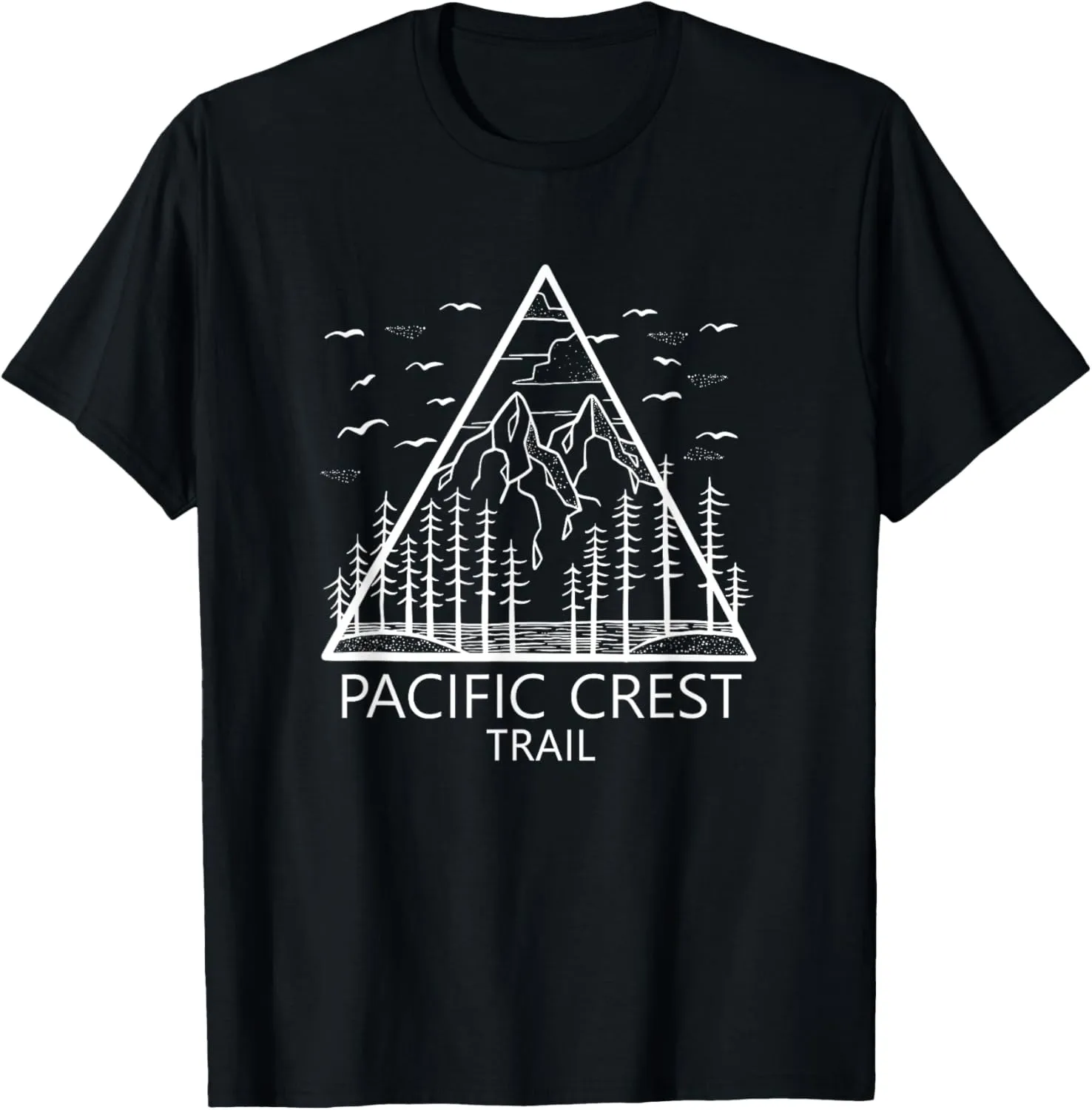 Pacific Crest Trail Camping Hiking Fishing T-Shirt
