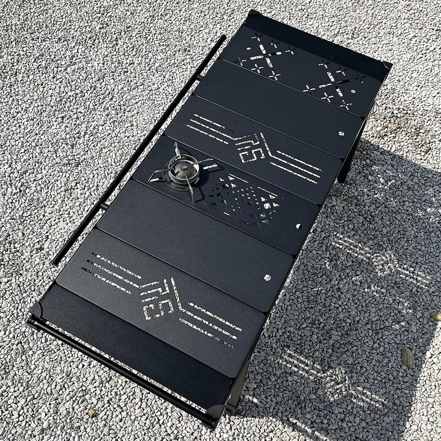 PerGar Camping Igt Table Board, Lightweight Detachable Igt Camping Table, Aluminum Alloy 0.5 Unit Igt Table Board Accessories, for Outdoor Cooking