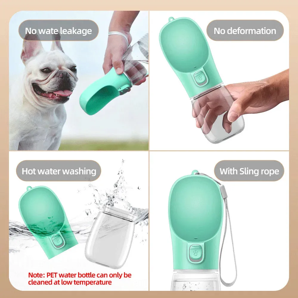 Pet portable water bottle