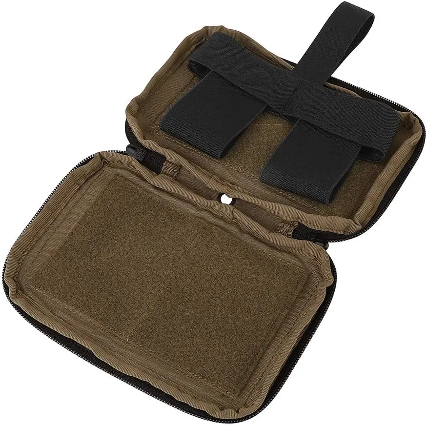 PETAC GEAR Tactical Medical Pouch Compact Admin Belt Pouch EMT First Aid Pouch IFAK Utility Pouch Trauma Kit Organizer Tourniquet Holder