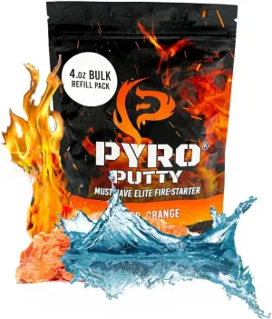 Phone Skope PYRO Putty 4 oz Refill Bag | Emergency Survival Fire Starter
