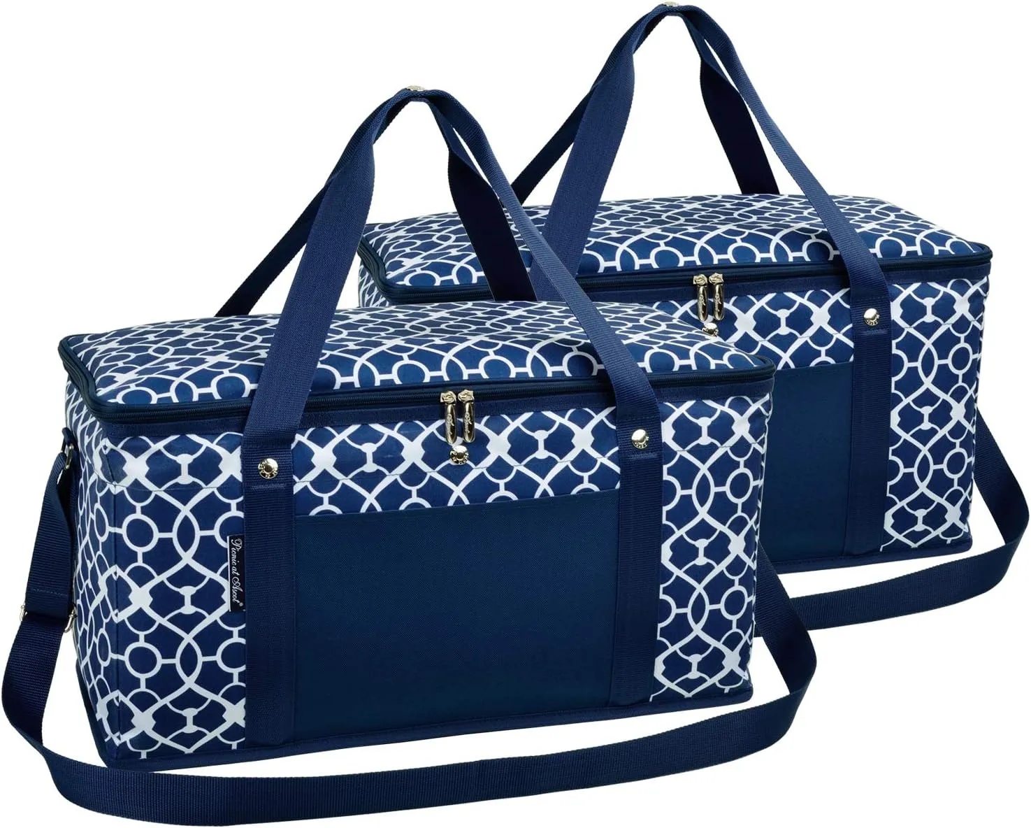 Picnic at Ascot 64 Can Capacity Semi Rigid Collapsible Leakproof Cooler- Designed & Quality Approved in The USA -2 Pack