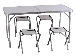 Picnic Table with 4 Chairs Set - New